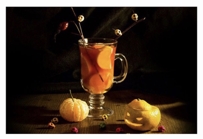 Рецепт цитрусового чая «Хэллоуин».